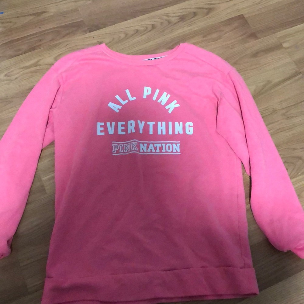 Pink sweatshirt